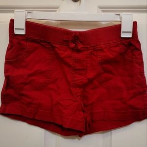 Red shorts